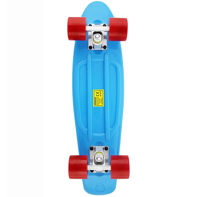 Meketec Skateboards Beginners 22 inch Mini Cruiser Girl Skateboard for Kids Boys Youth Beginners Child Toddler Teenagers Adults Dog (Blue Red) - Image 3